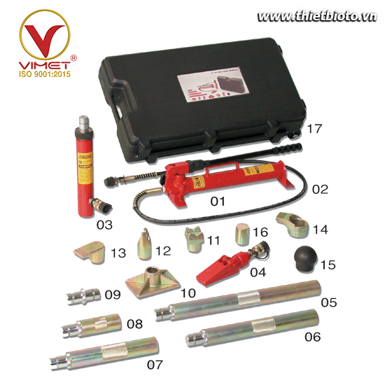 Bộ kéo nắn thân xe 10 tấn HIDI HDPA810A